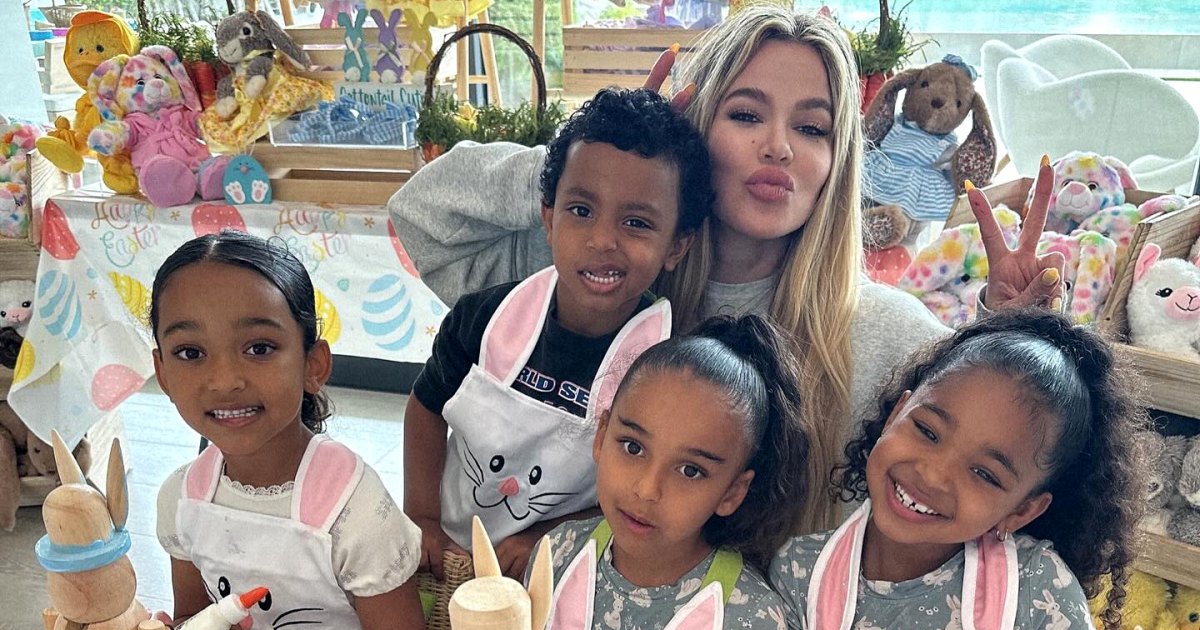 Kardashian-Jenner Cousins Wear Matching Easter Dresses, Boots