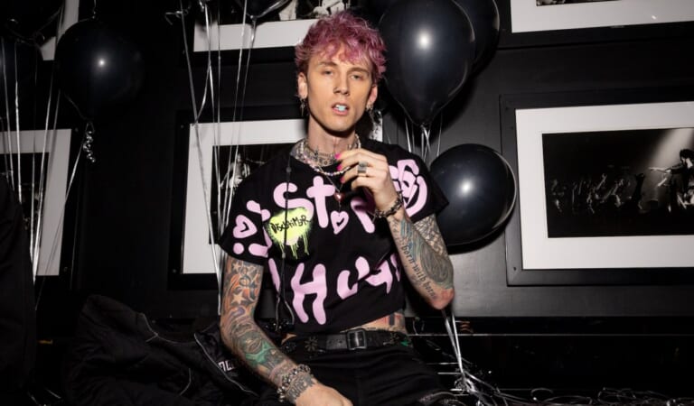MGK Uses Oxygen Chamber to Recover From ‘Painful’ Blackout Tattoo