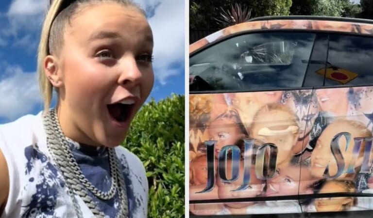 JoJo Siwa's Ridiculously Over-The-Top Car Is Going Viral Again