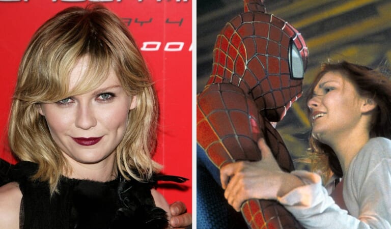 Kirsten Dunst Said That The Studio Behind "Spider-Man" Wasn't Happy With Her "Very Goth" Look At The London Premiere Because They Wanted Her To Dress Like "A Sexy Young Woman"