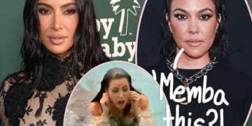 Kourtney Kardashian Pokes Fun At Kim's Infamous Lost Diamond Earring In Hilarious New Post!