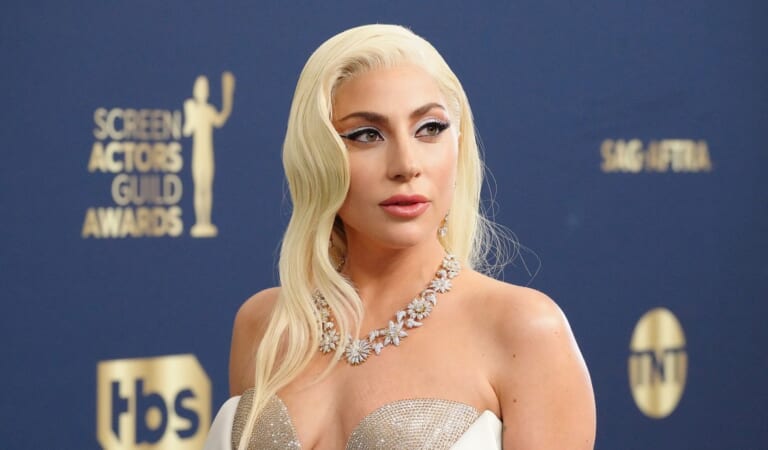 Lady Gaga Sparks Engagement Rumors by Wearing Huge Diamond Ring