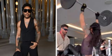 Lenny Kravitz's Unusual Workout Attire Is Actually Very On Brand For Him, And People Are Loving It