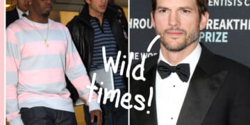 Ashton Kutcher Said He Had WILD Stories About Partying With Diddy In Resurfaced Interview!