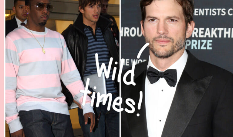 Ashton Kutcher Said He Had WILD Stories About Partying With Diddy In Resurfaced Interview!