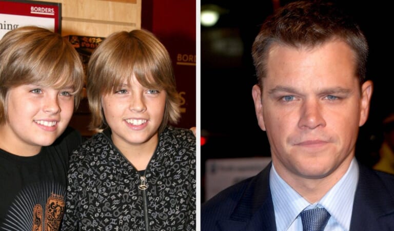 Cole And Dylan Sprouse Snubbed Matt Damon As Teens