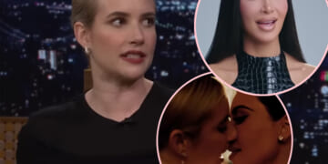 Emma Roberts Reveals What It's Really Like To Kiss Kim Kardashian
