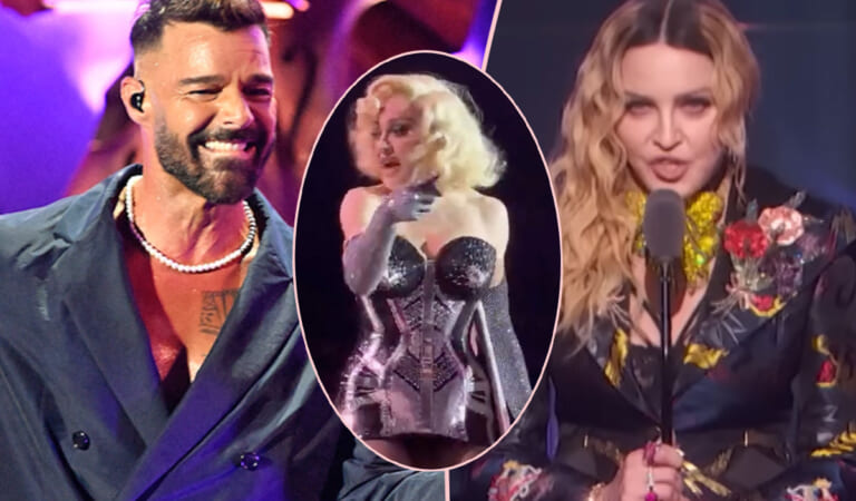 OMG Did Ricky Martin Get An Erection While On Stage With Madonna?! WATCH!